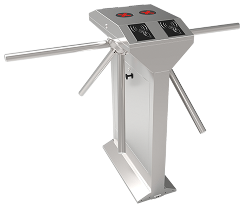 ZKTeco TS1200 Turnstile - Waiste High - Dual Lane - Tripod