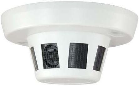 Securi-Prod Camera 1080P 4-in-1 3.7mm Lens in Smoke Detector Housing