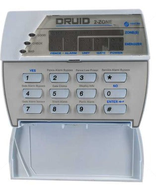 Nemtek Fence Energizer Keypad - DRUID Keypad 2 Zone