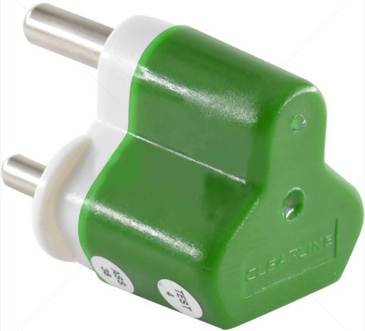 Clearline Mains Protect 16A Std Plug LED (Green)