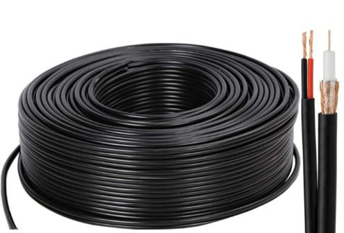 RG59 CCTV Cable - Black  100m