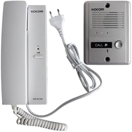 Kocom 1-1 Audio Intercom Kit 220VAC - Metal Gate Station